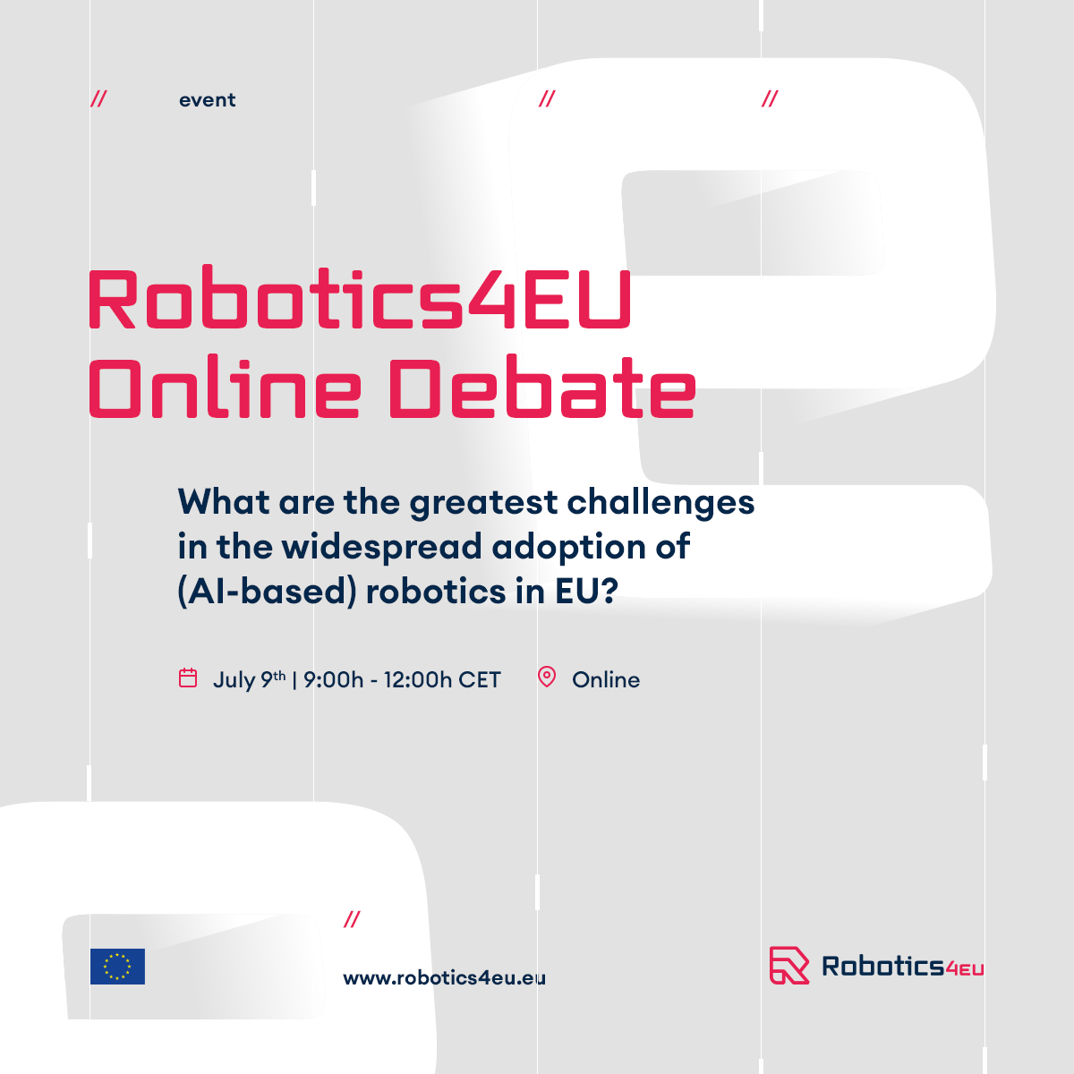 Online Debate | What are the greatest challenges in the widespread adoption of (AI-based) robotics in EU?