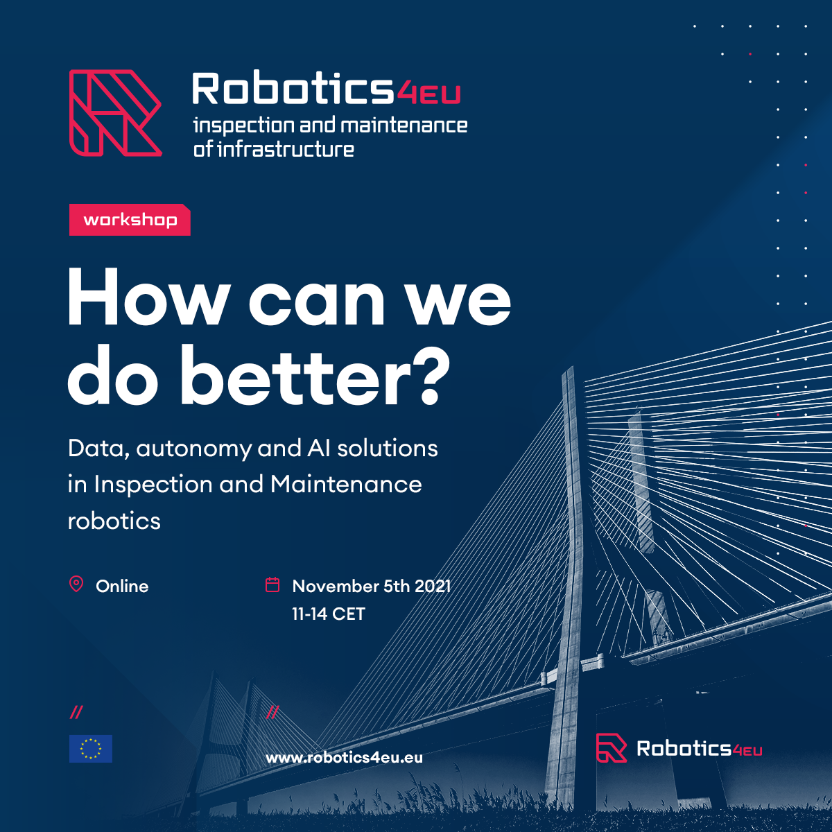 Workshop | How can we do better? Data, autonomy and AI solutions in Inspection and Maintenance robotics