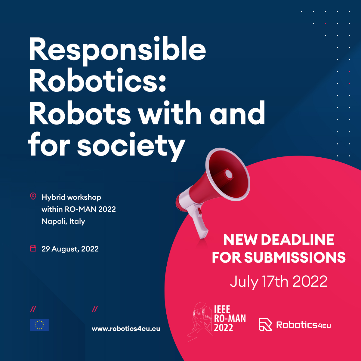 CALL FOR PAPERS | Responsible Robotics conference at RO-MAN 2022