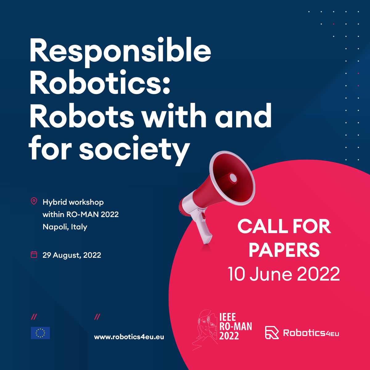 CALL FOR PAPERS | Responsible Robotics conference at RO-MAN 2022